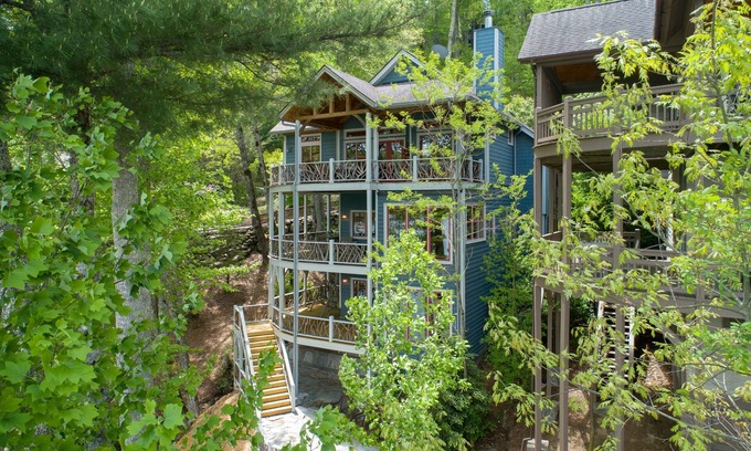 Cashiers House | Magic on Lake Glenville! Reserve Fall 2025 and Summer 2026 now! Going fast!