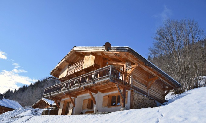 Saint-Nicolas-de-Veroce Ski Chalet | Magnificent chalet with luxury features for 9 people - incredible view