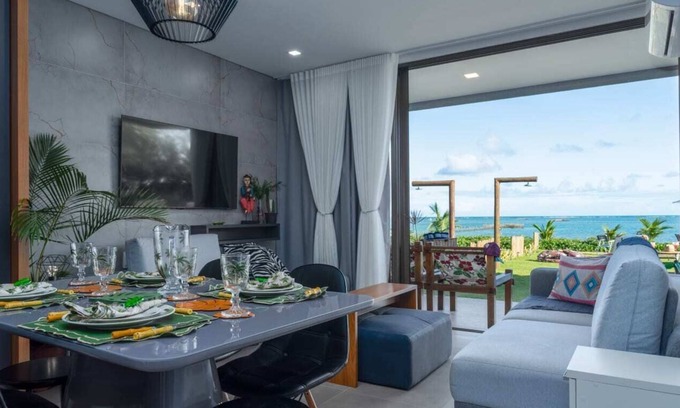 Passo de Camaragibe House | Magnifica casa frente mar com piscina - Milagres