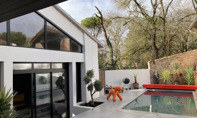 Bazus House | Magnificent, fully renovated village LOFT with swimming pool.