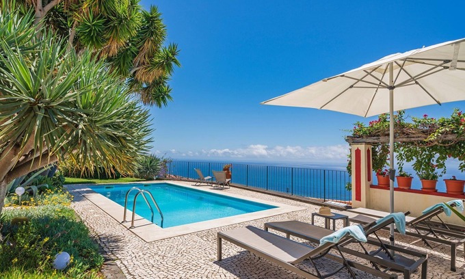 Monte Villa | Magnificent Funchal Villa | Quinta D'Alegria | 4 Bedrooms | Panoramic Sea &.