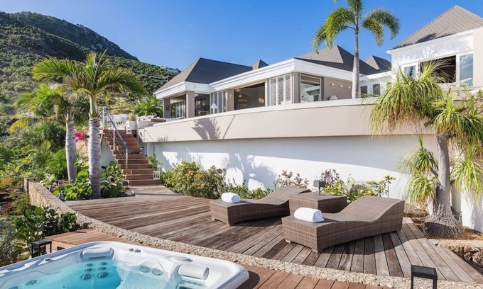 Vitet House | Magnificent Villa Acamar in Toiny, Pool, Sea View