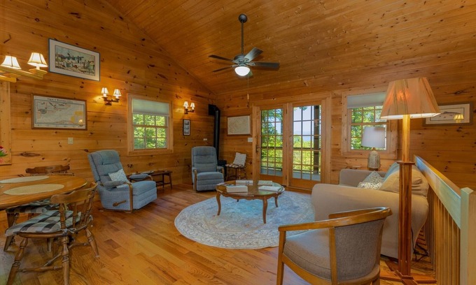 Pisgah Forest House | Mai`s Rock Cabin with view | 2 Bed, 2 Bath