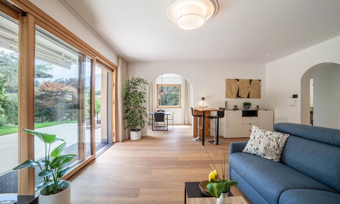 Merano Apartment | 'maia garden – apartment & private garden' with Mountain View, Private Terrace and Wi-Fi