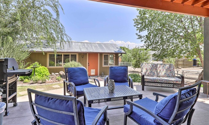 Clarkdale House | Main Home + Casita with Rooftop Deck & Patio