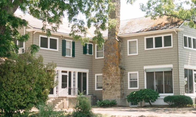Medford Hotel | Main Residence: 5 beds, 5 baths, sleeping porches, & full kitchen.
