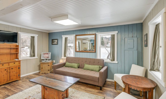 Portage Lake Cottage | Maine Vacation Rental < 1 Mi to Portage Lake Beach