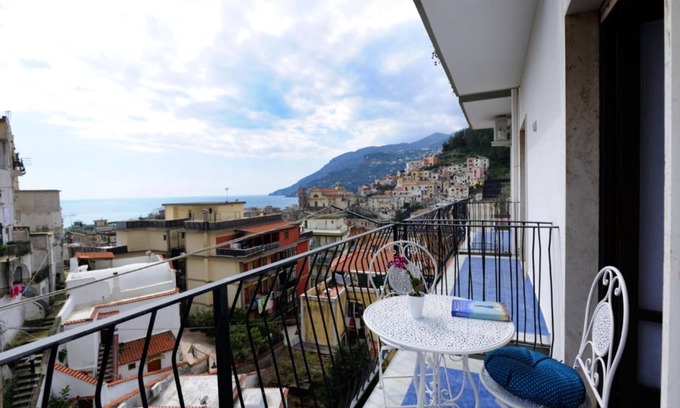 Maiori Apartment | MAIORI "Reginella" house with terraces & sea view