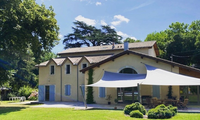 Le Temple-sur-Lot House | Maison à la Campagne Avec Grande Pièce à Vivre, Idéal Pour les Familles