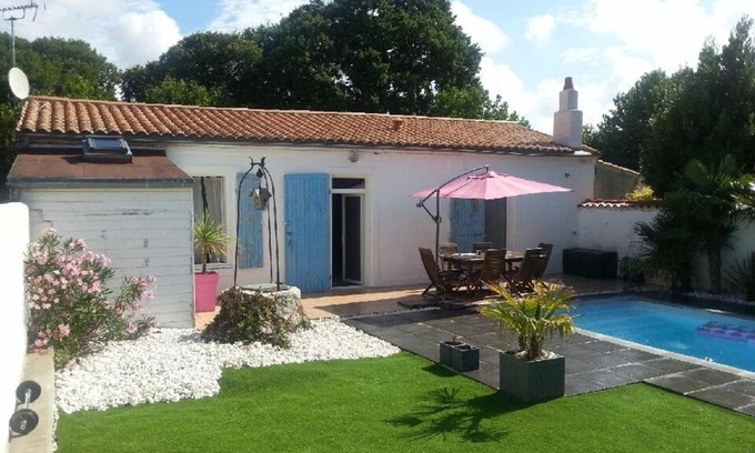 Angoulins House | Maison 4 Pers. Décorée avec Piscine & WiFi - FR-1-535-14