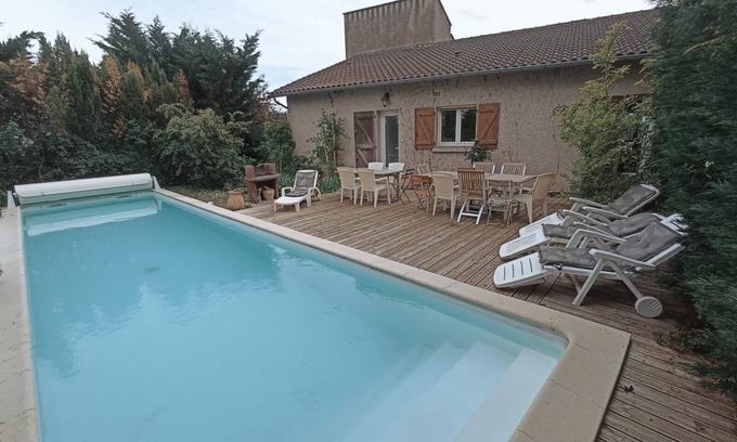 Castelnau-de-Levis House | Maison Avec Piscine à 5 mm Albi 15 mm Cordes/Ciel 45mm Toulouse vue Surtarn