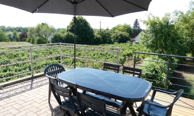Pouilly-sur-Loire House | Maison Avec Jardin Entouré de Vignes, et Terrasse vue Loire