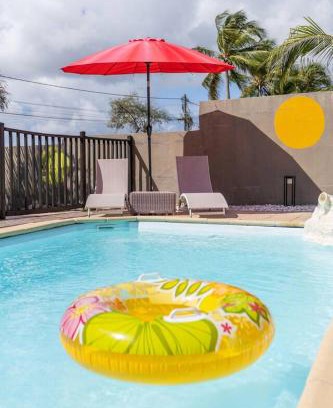 Dubedou House | Maison charmante à Saint-François + Piscine partagée
