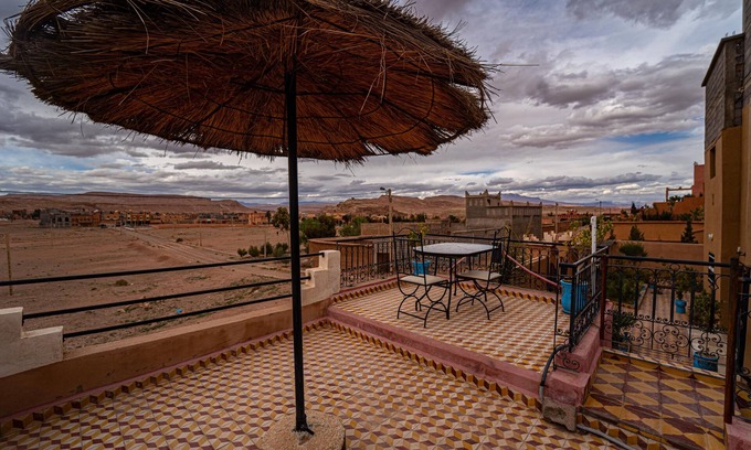 Ait Benhaddou Bed & Breakfast | Maison chez ahmed panoramic view of the ait ben haddou ksar