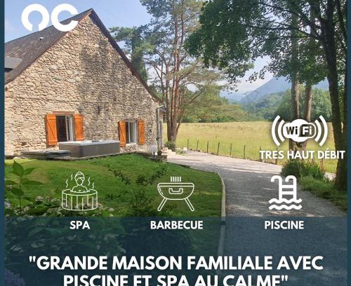 Buzy Apartment | Maison familiale Baylère - Piscine et spa - 8 pers