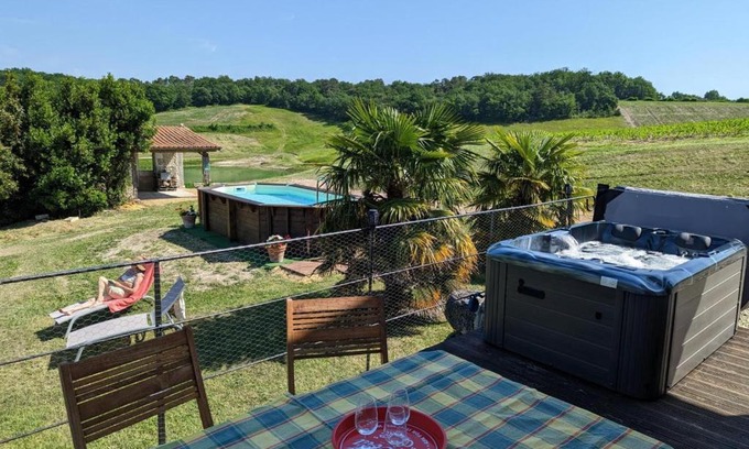 Montignac-le-Coq House | Maison isolée avec piscine privée et spa, Charente - FR-1-653-4
