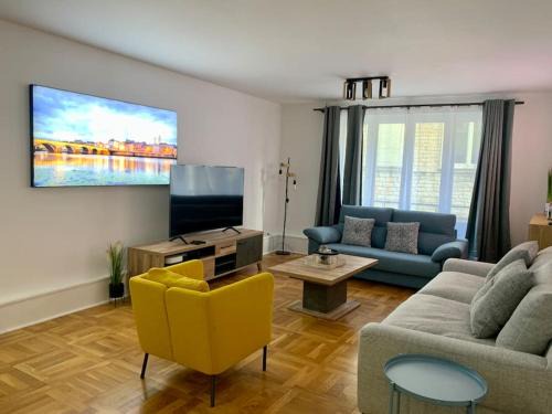 Macon House | Maison Okaina, Sauna, Au centre-ville de Macon