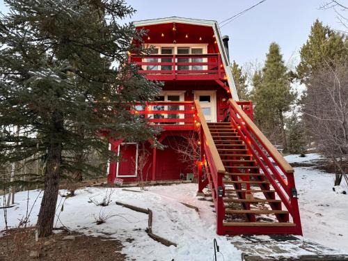 Upper Moonridge Ski Chalet | Maison Solange-Red Barn Farmhouse Style- Moonridge