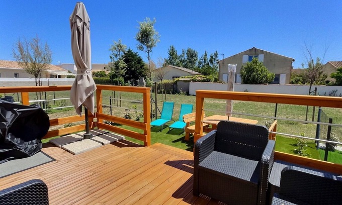 Serignan House | Maisonette with two bathrooms near Valras beach
