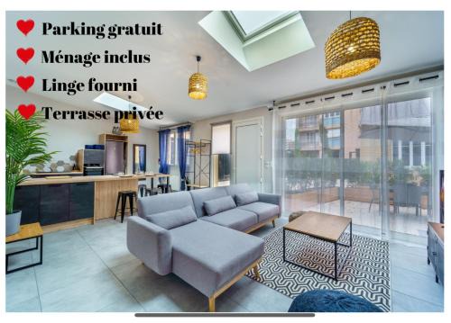 Jouvence House | Maisons calmes avec terrasses et garages centre-ville B et C