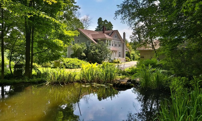 Haines Falls House | Majestic 6br Koi Pond Game Room in minutes from Hunter MT