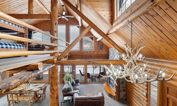 Fish Haven Cabin | Majestic lake views on 20 private acres with hot tub