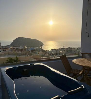 Arkasa Apartment | Majestic View Villa - Outdoor Jacuzzi