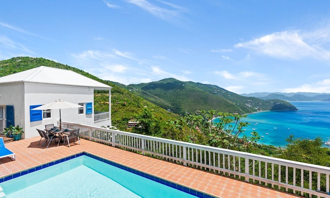 Brewers Bay Villa | Makere Cottage - Spacious 1 Bed Villa, 20' Pool, Stunning Views, 5 Mins To Beach