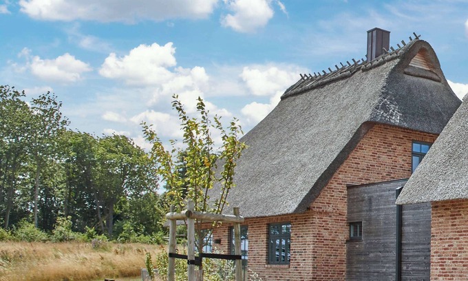 Nieby House | Malerhaus Leuchtturm, the thatched-roof semi-detached house for 4-5 people & beautiful Wildwie