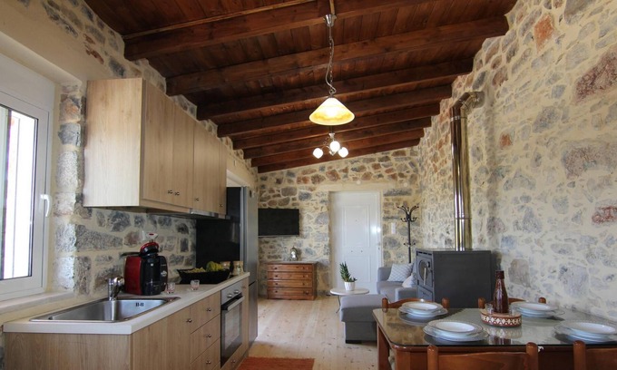 Kato Metochi House | Malia Stone Residence - Secluded Cozy Retreat