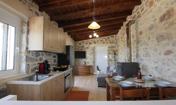 Kato Metochi House | Malia Stone Residence - Secluded Cozy Retreat