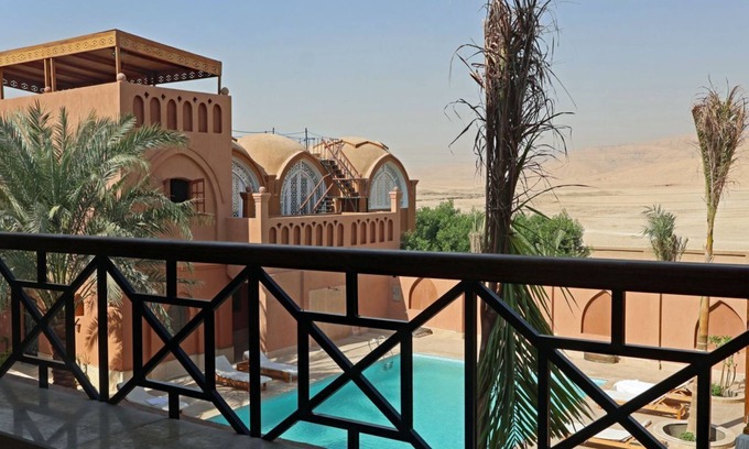 Luxor House | Malkata House Luxe Middle Floor Suite: Desert Views & Pool