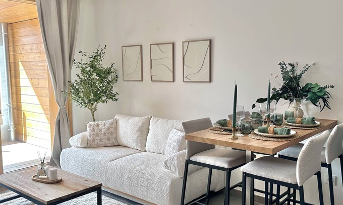 Annemasse Apartment | MAMCosy - Best place - At the Station | Geneva Access 15'– Bright & Modern Stay"