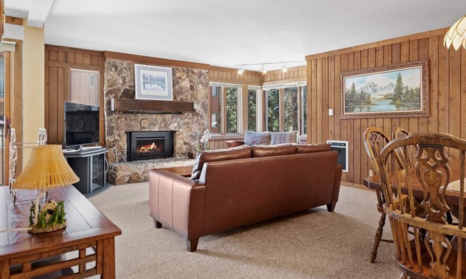 Mammoth Lakes Condo | Mammoth Getaway, Short walk to the Village and steps to Canyon Lodge shuttle.