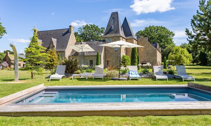 Combourg Other | Manoir de Pléac in full 2 cottages and outdoor heated pool and park of 3 Ha