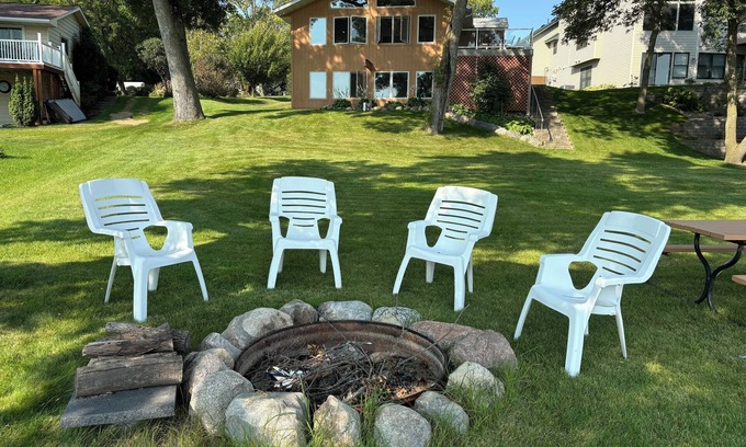 Maple Lake House | Maple Lake Retreat - Spacious lake home with private sand beach/swimming area