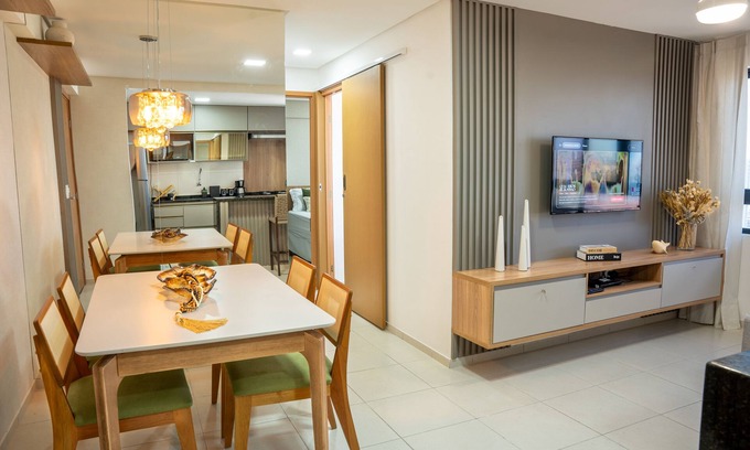 Jacarecica Apartment | Maravista Refuge #1908 - swimming pool, wi-fi, for 6 people
