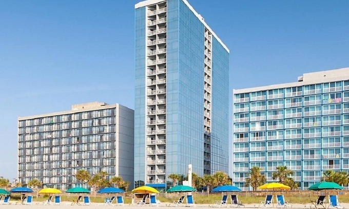 Downtown Myrtle Beach Condo | March Spring Break Special! Sea Glass Tower on the beach, steps from the city.