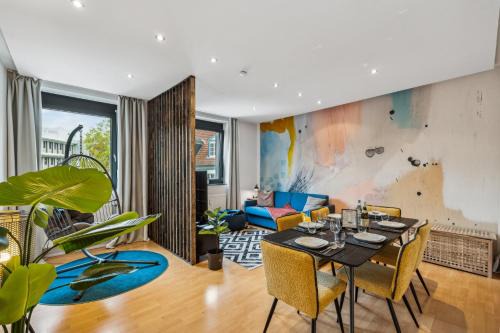 Braunschweig City Center Apartment | maremar - City Design Apartment - 2 Schlafzimmer - Luxus Boxspringbetten - Küche - Highspeed WIFI - Arbeitsplätze