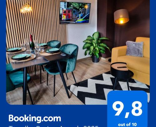 Greiz Apartment | maremar - Design Maisonette Altstadt - 4 Pers - 57qm - Luxus Boxspringbett - Küche - Arbeitsplatz - privater Parkplatz