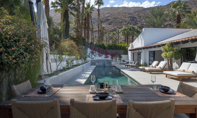 The Mesa House | Marhaba Palm Springs/Luxury Mountainside Salt Water Pool and Spa Home in The M
