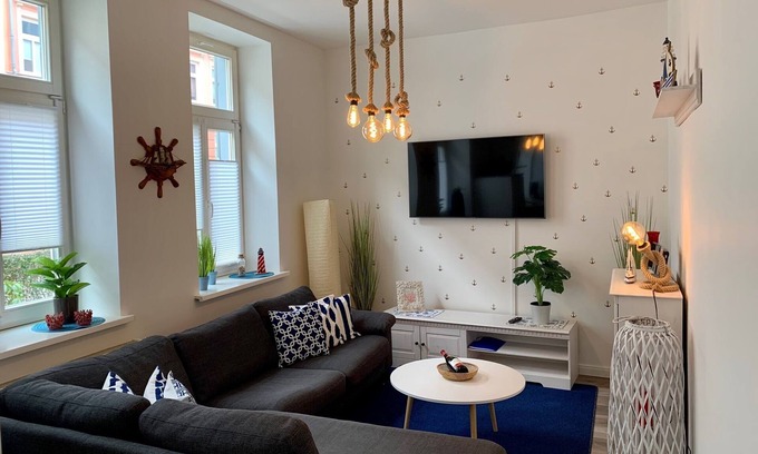Rostock Apartment | Maritime holiday apartment NAUTICA, quiet and family-friendly in the middle of R