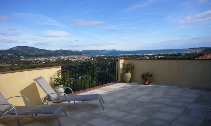 Gassin Apartment | Mas With Exceptional View From Grimaud To St Tropez Without Opposite