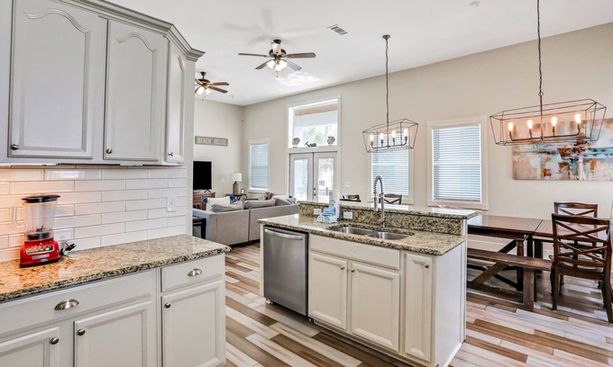Cliffs of Seagrove House | Massive home on beachside of 30a with private beach/boardwalk - sleeps 20+