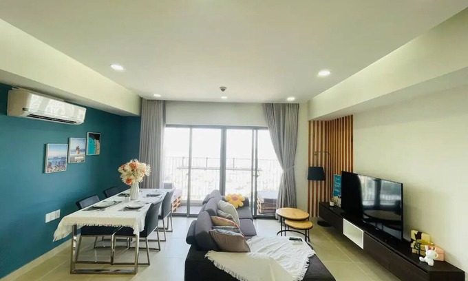 Thao Dien Apartment | Masteri ThaoDien 3BR Apartment T4 - Free Gym Pool - Netflix