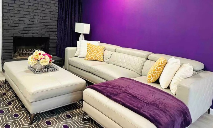 Mid City South House | Mauve Opulence w/ King bed