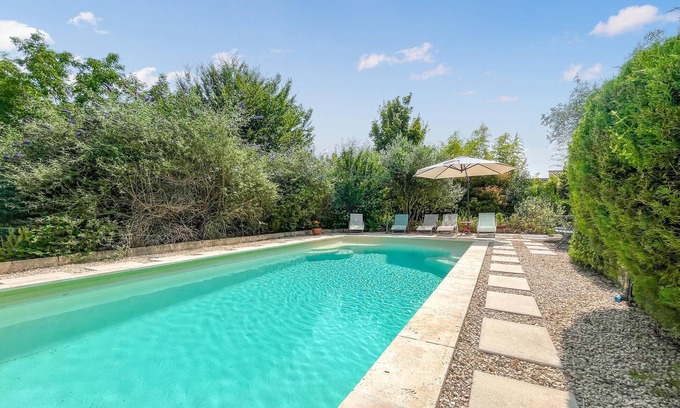 Blauzac House | Mazet piscine proche Uzes