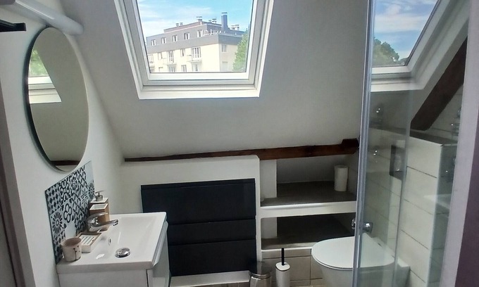 Herouville-Saint-Clair Apartment | MBINE SENGHORE Super duplex just a step away from the Orne canal