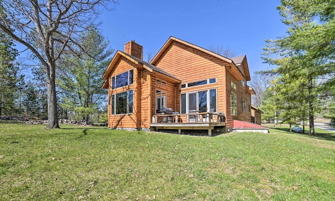 Herron House | McCollum Lake Home w/ Game Room, Private Dock