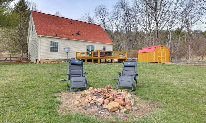 McDowell House | McDowell ‘Highland County River Retreat’ w/Views!
